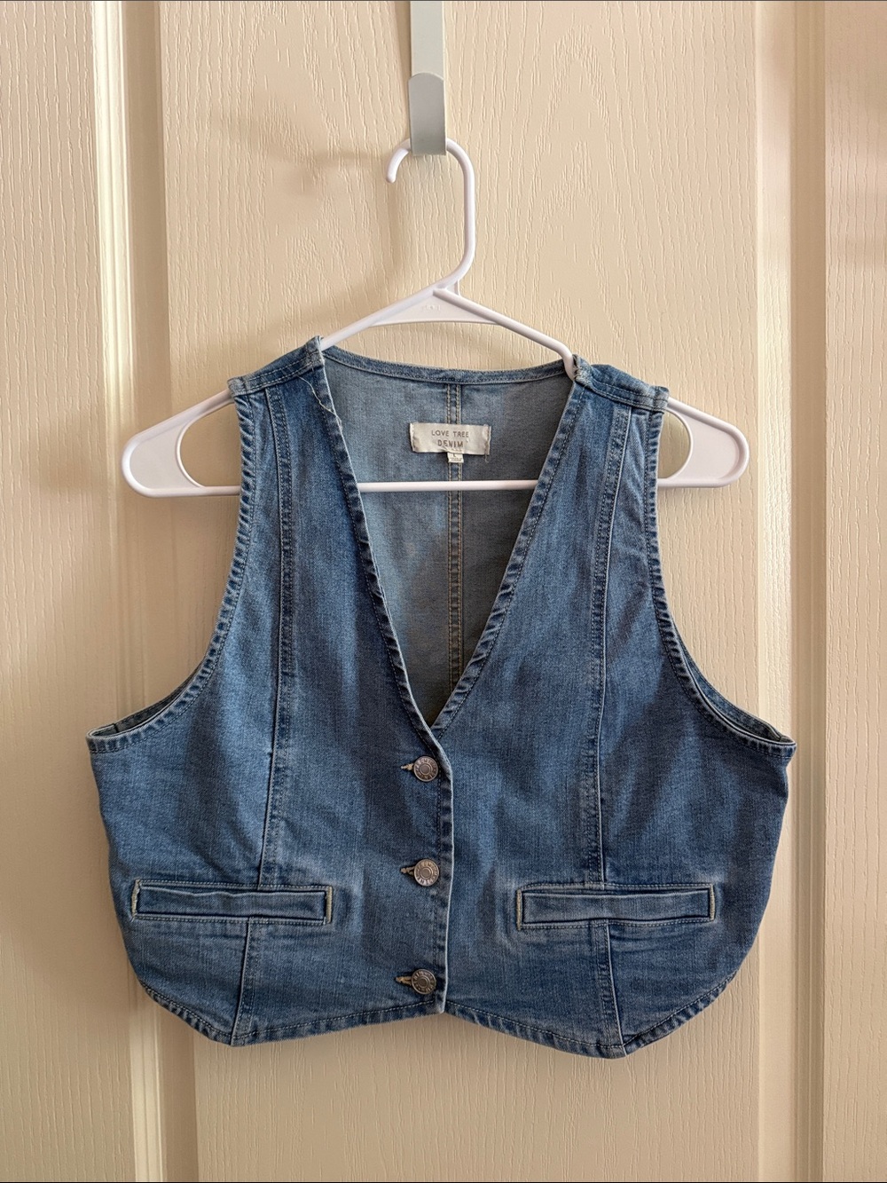 Love Tree Denim vest large